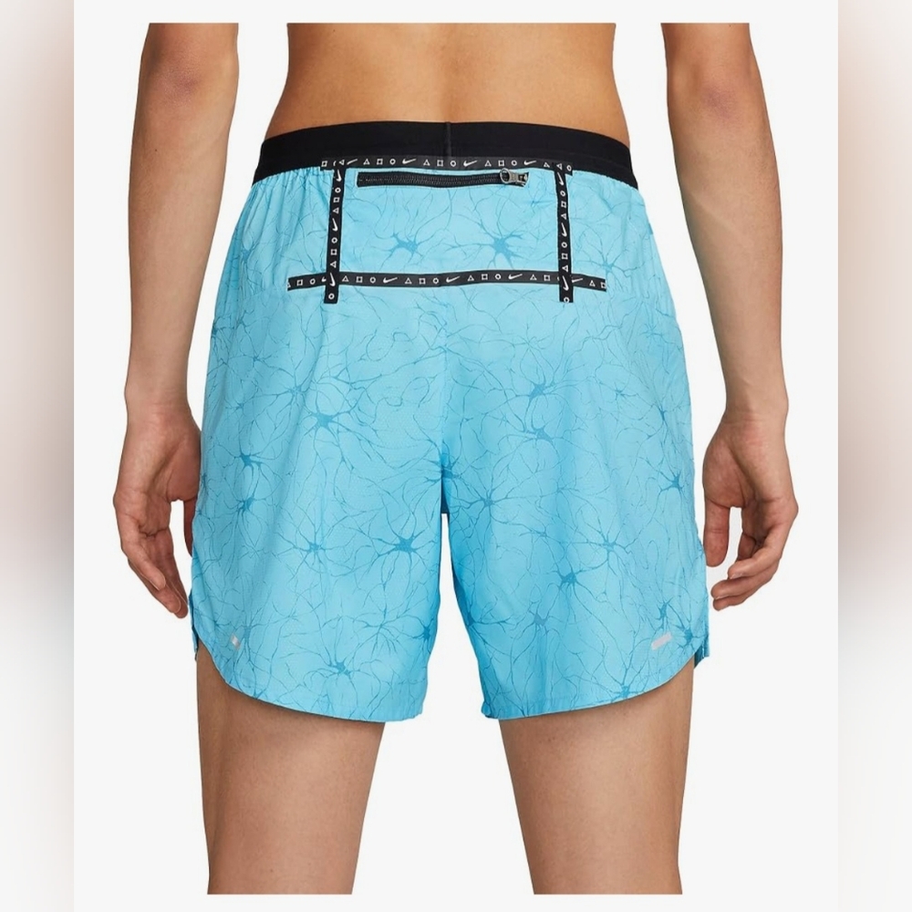Nike Stride D.Y.E. Mens 7" Running Shorts Size XL Blue Chill - Picture 2 of 7